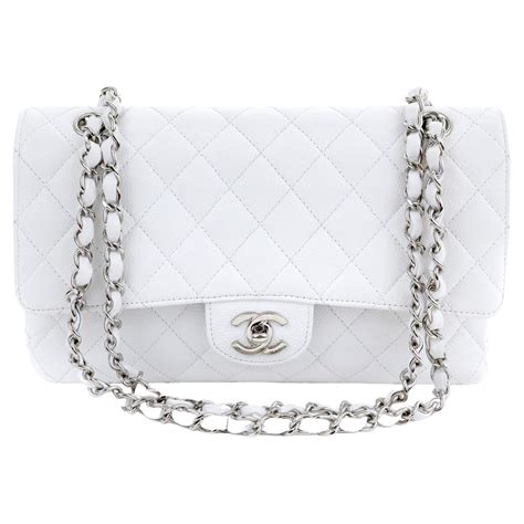 chanel classic flap small silver hardware